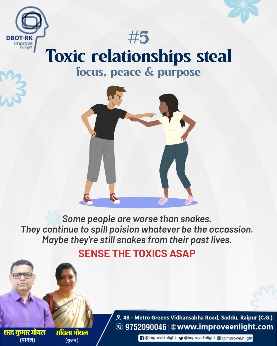 ImproveEnlight's tweet photo. Some people are worse than snakes. They continue to spill poison whatever be the occasion. Maybe they're still snakes from their past lives.

SENSE THE TOXICS ASAP.

#ImproveEnlight #SenseTheToxics #ToxicPeople #ProtectYourPeace #DBOTRKRaipur https://t.co/lKlqwWeDWe