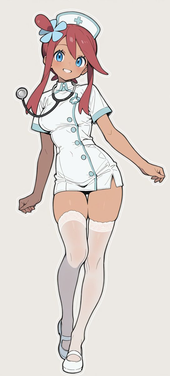 Momo_Pokem0n's tweet image. Nurse Skyla
看護師 フウロ
#Pokemon #ポケモン #Skyla #フウロ
 #AIイラスト #AIart #StableDiffusion
