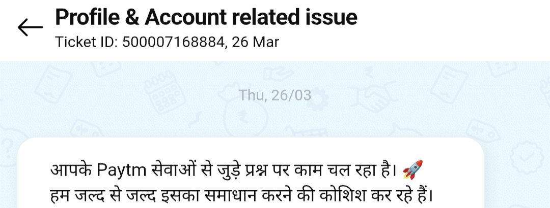 _cs_cs's tweet photo. @Paytm more than 10 days, but my query is still open and no sign of resolution, seriously what is taking so long ? 
Even on the call I was informed it would be resolved in 2 days 
Ticket id 500007168884 https://t.co/MFiI5qf46K