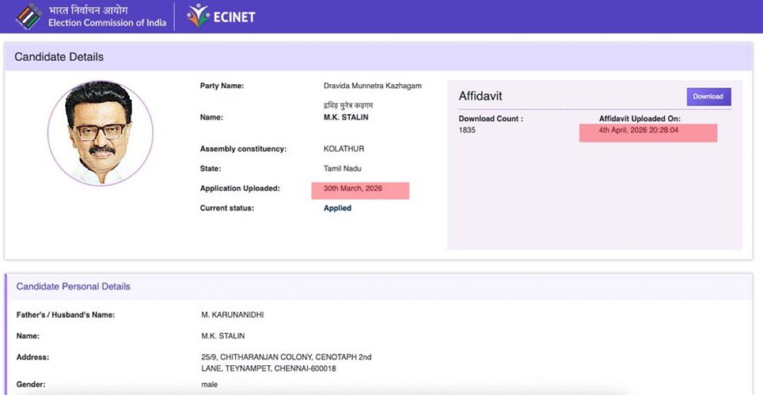 Harish N S tweet media