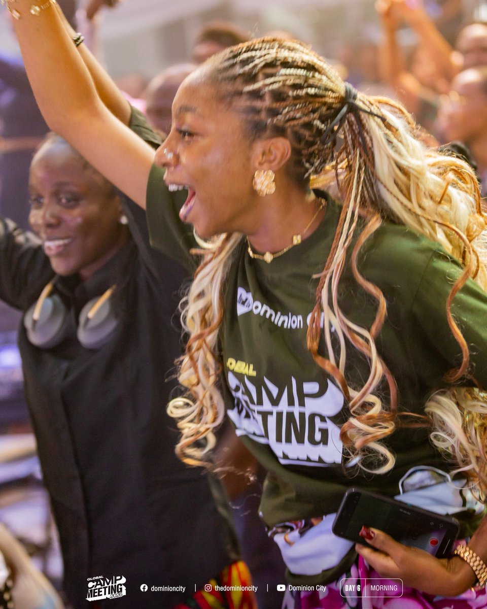 dominioncitylag's tweet photo. An awesome praise moment to a deserving God for a historic event that transformed our lives forever. 

#GlobalCampMeeting2026 https://t.co/uIJiJblD1M