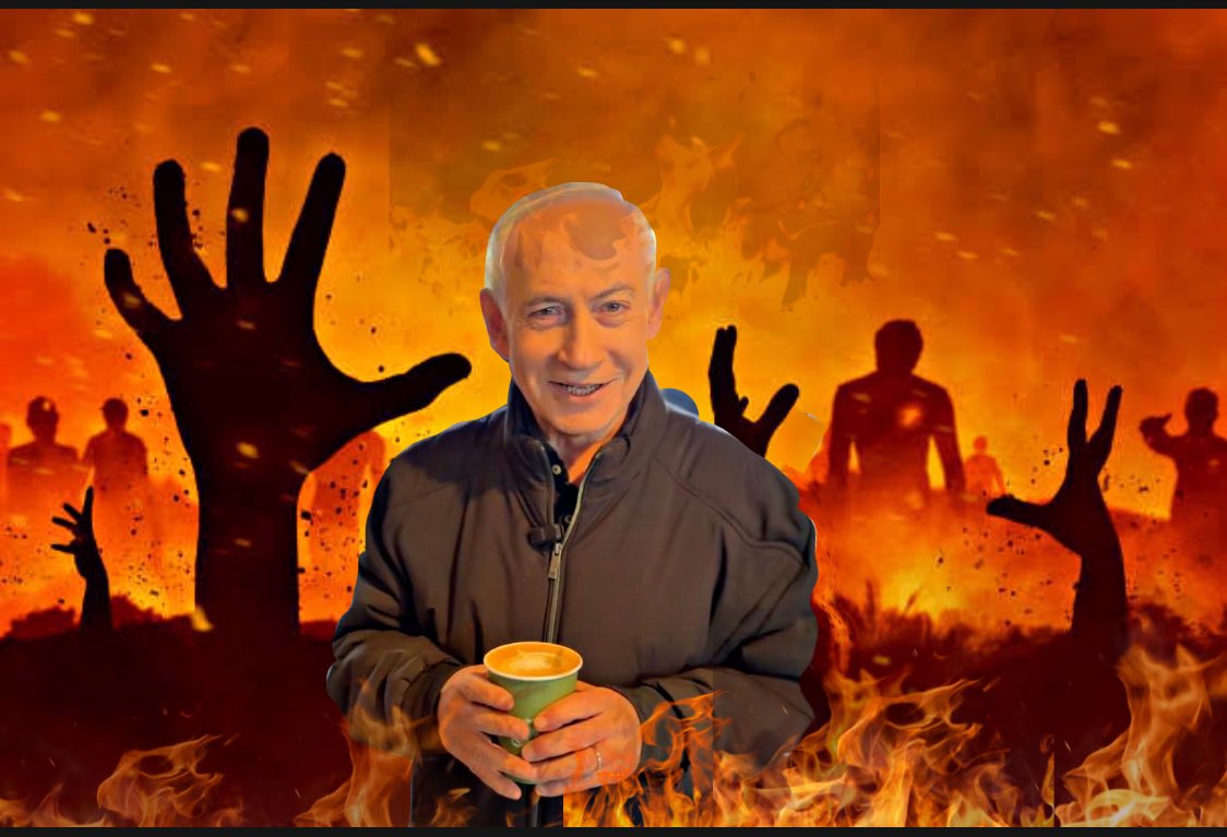 Tomnaughtylist's tweet photo. @netanyahu Coming to you from beyond the grave

 #Deadanyahu https://t.co/W0y5ts0O4Q