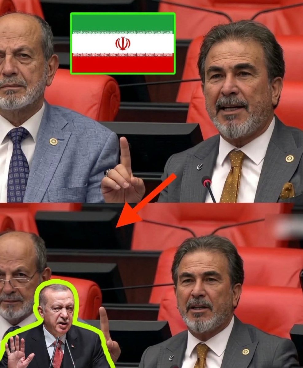 🔴 Au Parlement turc, un député attaque Erdogan : 
« Vous êtes un président trouble. 
Vous critiquez publiquement Trump et Netanyahu, mais vous les soutenez en secret. »

🔴 Le Parlement turc a épuisé sa patience. 
Ils ont attaqué Erdogan sous le dôme du Parlement à cause de