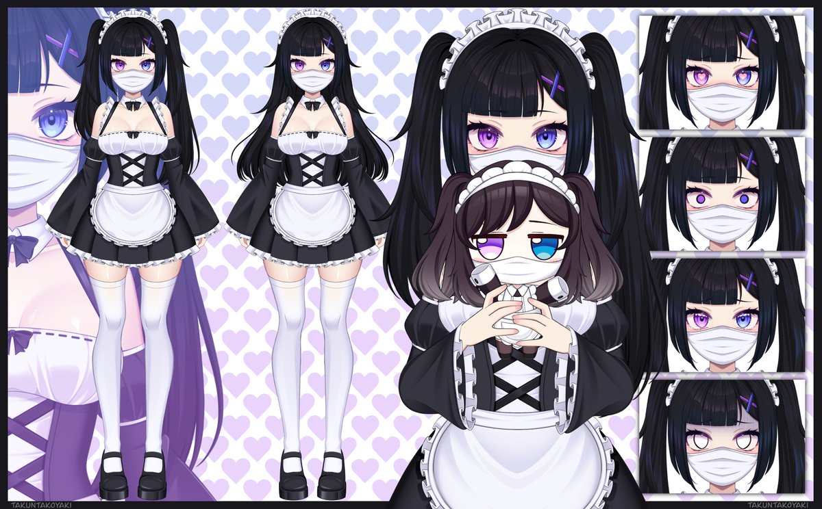 I had the pleasure of working on the model art for Miyu’s 6th anniversary debut! Congrats on debuting🩷💜