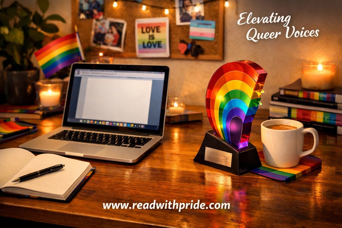 Read_With_Pride's tweet photo. Ever thought about entering an LGBTQ+ book award? 🏆 It's a stamp of quality showing your story is essential. Niche contests bypass gatekeepers. Have you ever entered one?
https://t.co/rKJqACk2xk
#WritingCommunity #IndieAuthors #LGBTQBooks #AuthorLife #ReadWithPride https://t.co/iD8bm1vBBY