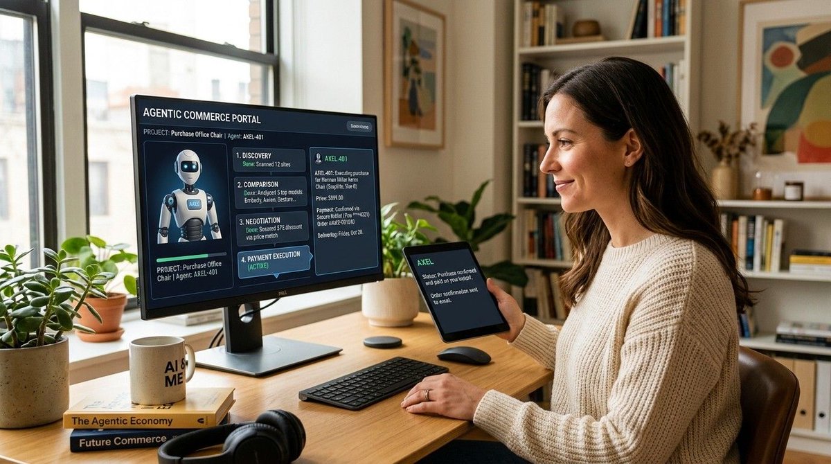 Agentic Commerce Moves Closer to Reality buff.ly/alztIif

New Research: Agentic commerce spend is forecast to reach $1.5 trillion by 2030, growing from what are essentially pilot deployments in 2025 and 2026.

#AppliedAI #eCommerce #Agents