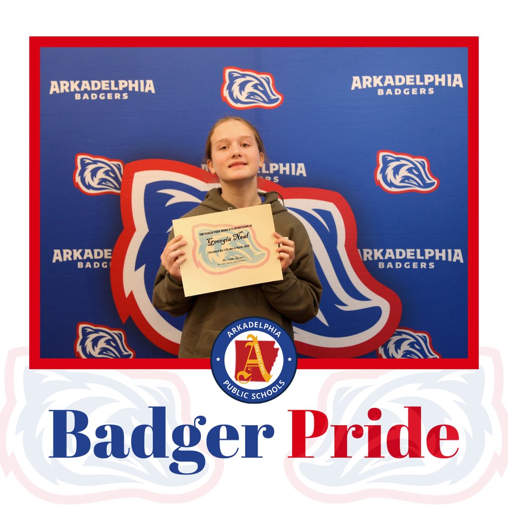 APSD_News's tweet image. Huge congratulations to three of our outstanding Goza students for their incredible performance at the Regional History Day Contest! We are so proud of the hard work, research, and creativity these students put into their projects. Best of luck at State!
#BadgerPride