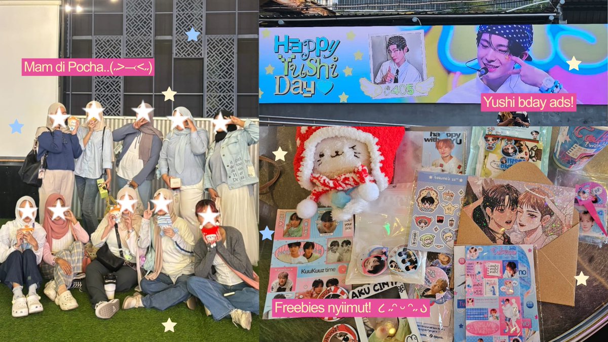 2406png's tweet photo. Yushi day :3! I had so much fun yesterday bareng Kakak-Kakak Wishzen~ Also thank you so much @TokunoTwentyTwo ♡

#반짝반짝_유우시_생일축하해
#にゃんにゃん_ユウシの_にゃんじょーび 
#Twinkle22StarsYUSHI https://t.co/FoVdLkOQTp