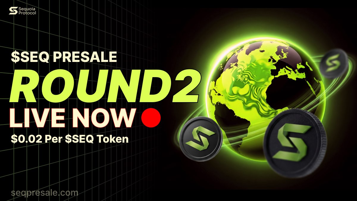 Round 1 is closed. Round 2 is now live.

Our early participants are already on board, and the second round of the $SEQ presale has officially begun.

The current price is $0.02 per $SEQ, offering new participants a great chance to enter before the planned October listing.

If