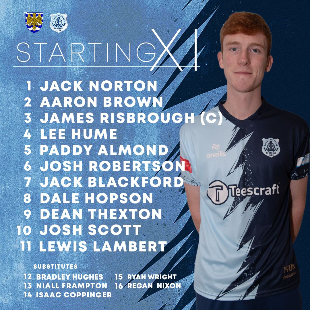bishopafc's tweet image. 📝 Martin Gray names his Starting XI for today’s @PitchingIn_ @NorthernPremLge East clash against Consett

#TheBishops | #TwoBlues | #TogetherTilTheEnd