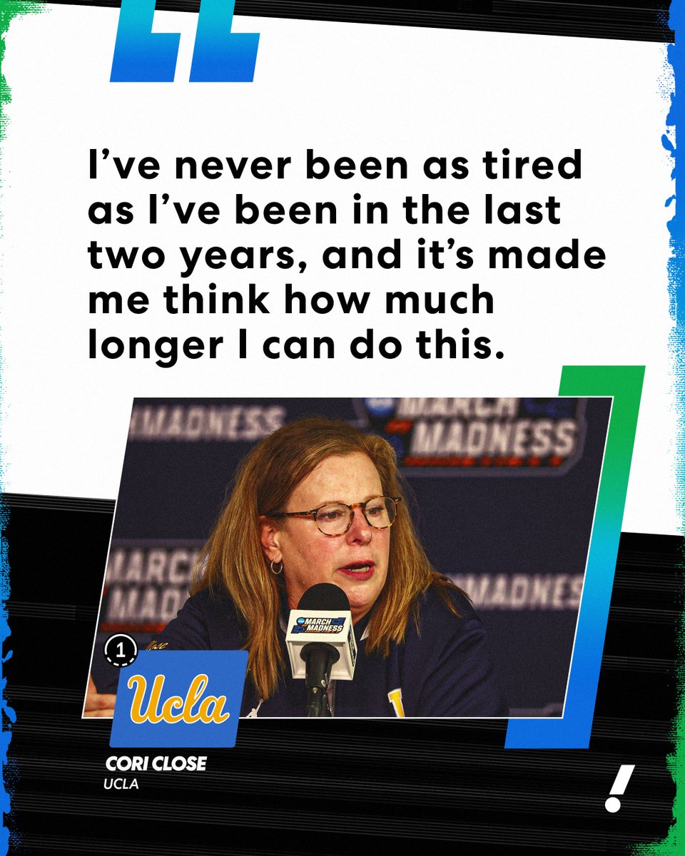 Just weeks before winning a national title, UCLA head coach Cori Close admitted NCAA transfer rules and NIL may cut her coaching career short 👀