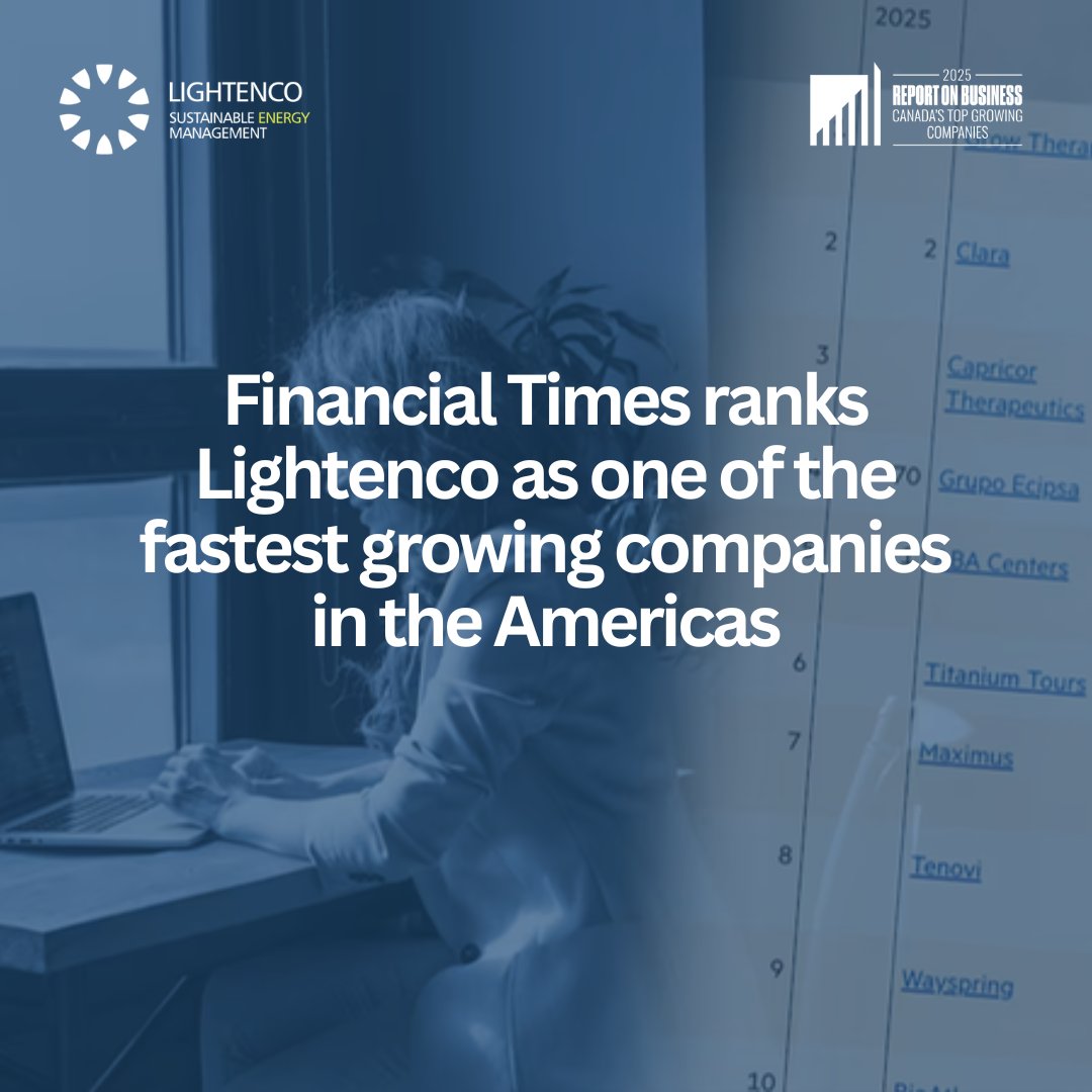 Lightenco's tweet photo. We’re proud to share that Lightenco has been named one of the fastest-growing companies in all of the Americas by the Financial Times. Read more about what this recognition means to us: https://t.co/IxlIoM7A8L https://t.co/KBFG234MLx