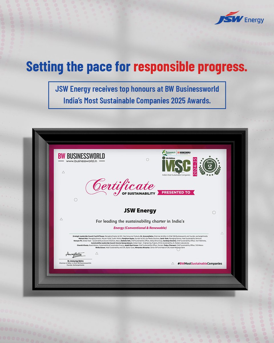 JSW Energy tweet media