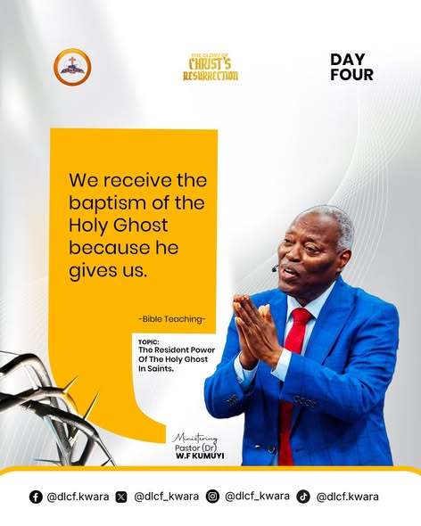 DLCF_Kwara's tweet photo. DAY 4 Bible Teaching
Topic: THE RESIDENT POWER OF THE HOLY GHOST IN SAINTS
#DLER2026 #DLER #KUMUYISAID #TheGloryOfChristResurrection #Easter #dlcfkwaramedia https://t.co/WnDIPzXSB7