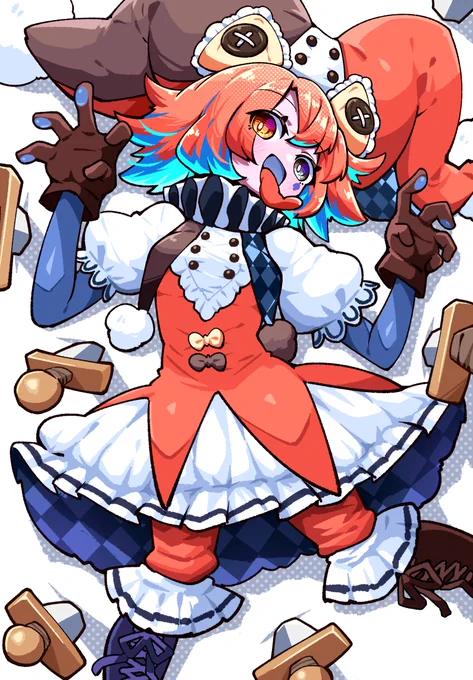 すけぶで描いた依頼主オリキャラのビルケットちゃん