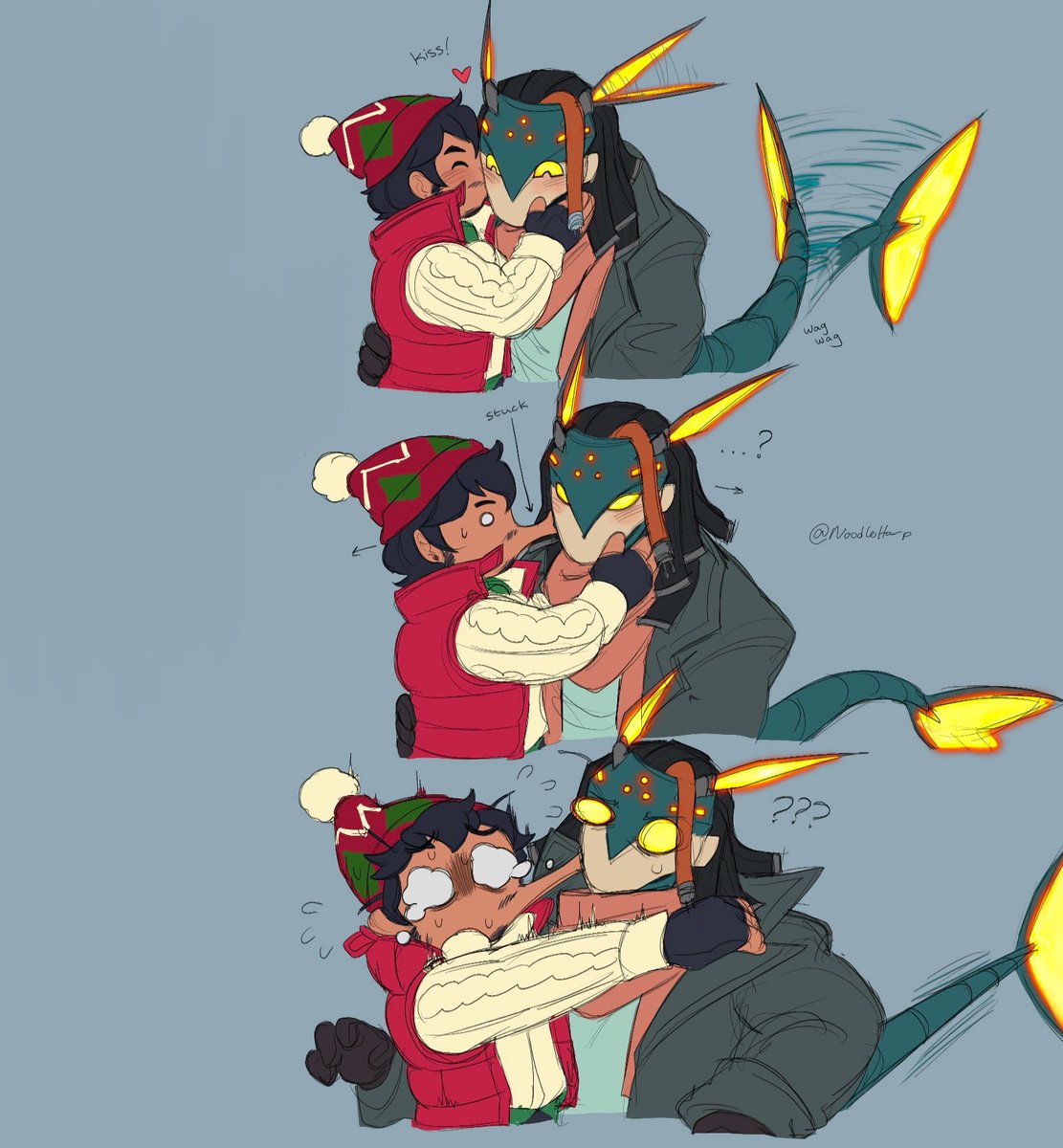 NoodleHarp || 🦈x🌊/⚔️x💀 tweet media