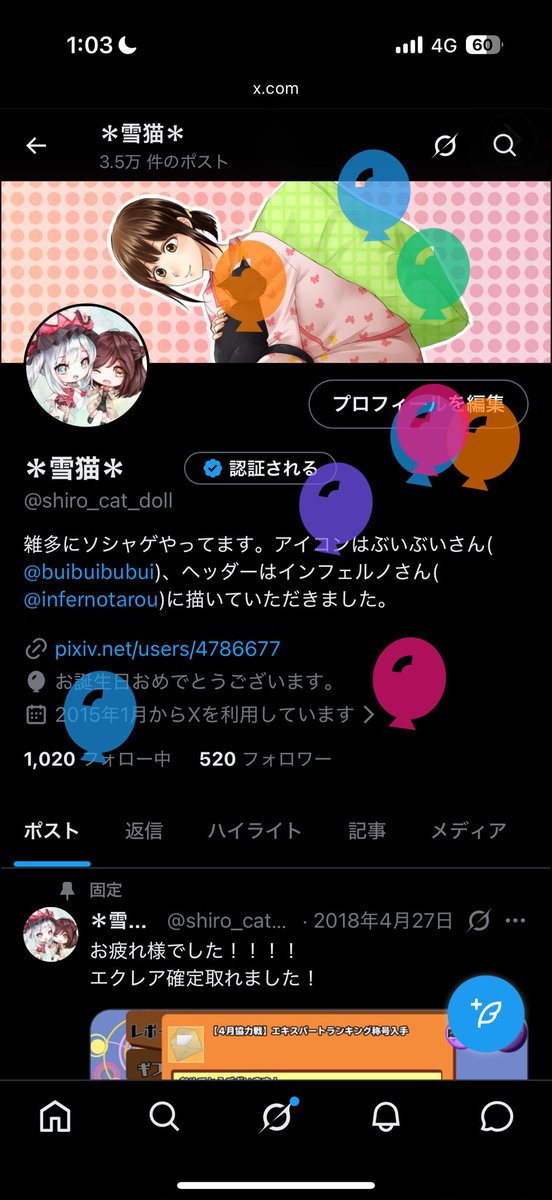 ＊雪猫＊ tweet media