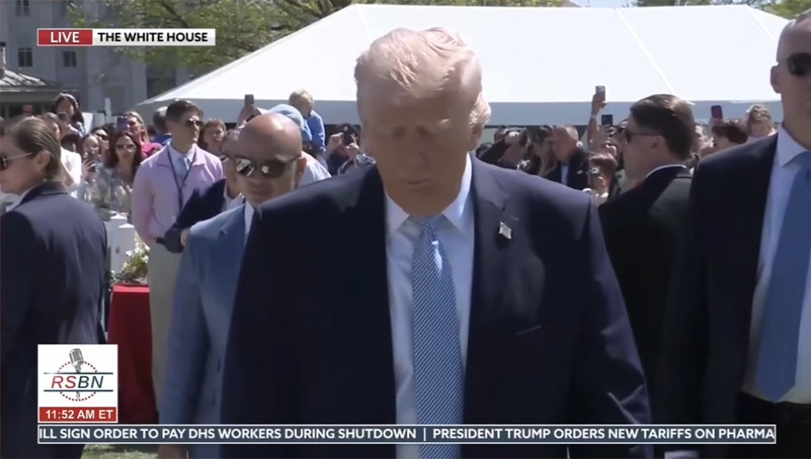 Q: How would it not be a war crime to strike Iran's bridges and power plants?
Trump: They're animals.