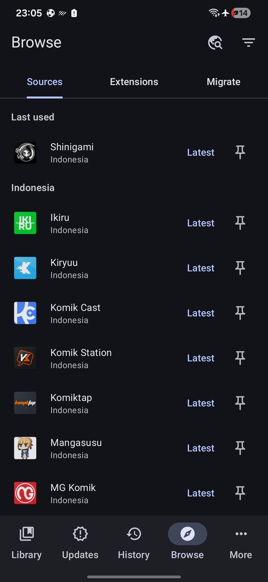 moyakolvist's tweet photo. @xximbecile2 1 aplikasi bisa buka banyak situs. Bisa offline juga. https://t.co/U3HcySyDjy