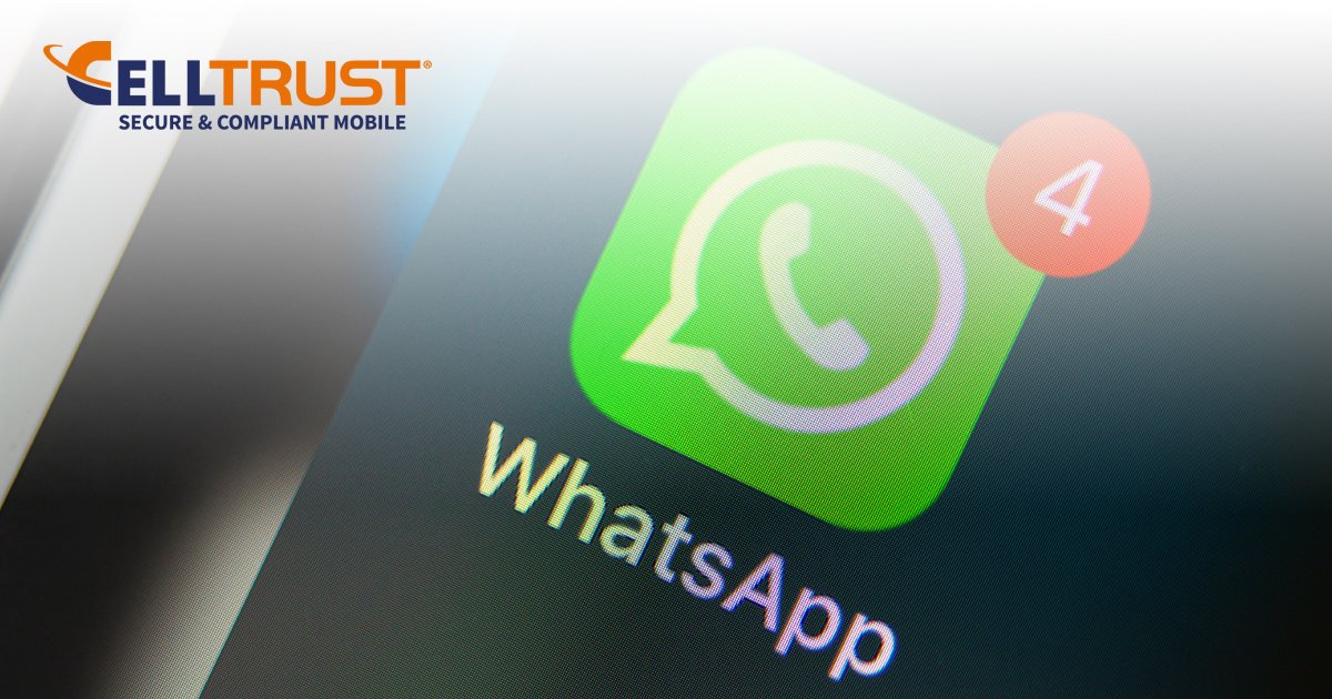 CellTrust's tweet photo. If conversations are happening on WhatsApp, your compliance strategy needs to be there too. CellTrust SL2’s multichannel capture—across text, Microsoft Teams, WhatsApp, and voice—has you covered! https://t.co/xGVZVrcM4H
#Compliance #FinancialServices #WhatsAppCompliance #GovTech #DataGovernance #MicrosoftTeams