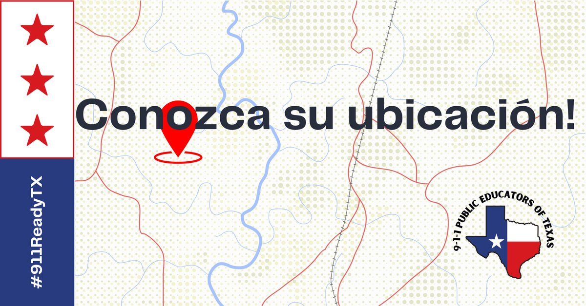 📍A lifesaving 9-1-1 tip: Know your location.

9-1-1 does NOT automatically show your exact location like Uber or Google Maps.
Share:
🛣 Street names/intersections
🏬 Nearby landmarks
🏢 Apt or building #
🌳 Mile markers or natural features

#911ReadyTX  #911EducationMonth