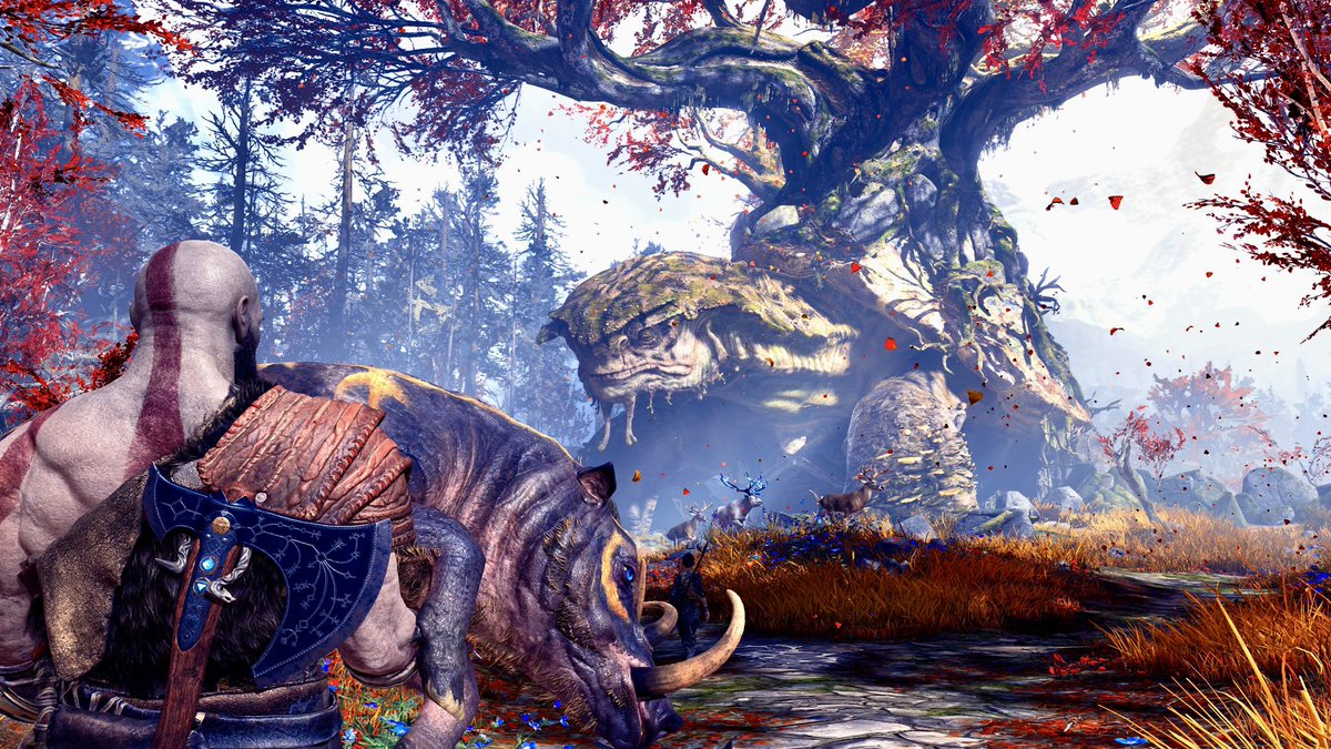 itaruotton's tweet image. 今晩の #GodOfWar は森の魔女に出会ったところまで。難易度NORMALのおかげで、サクサク進みます♪
いやあこのゲーム、めっちゃ面白いですね…！GOTY間違いなしやな。(8年遅れの感想w) #PS5