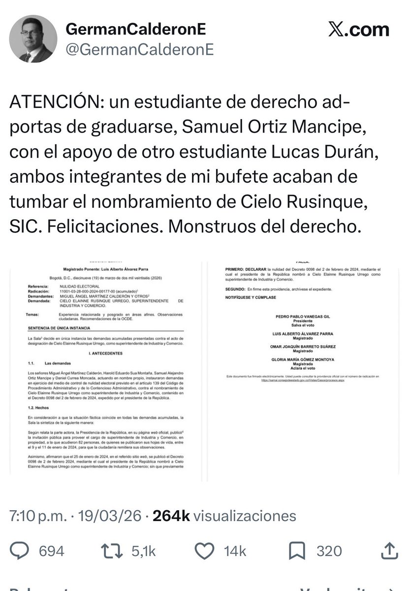 Cielo Rusinque Urrego🇨🇴🇫🇷 tweet media