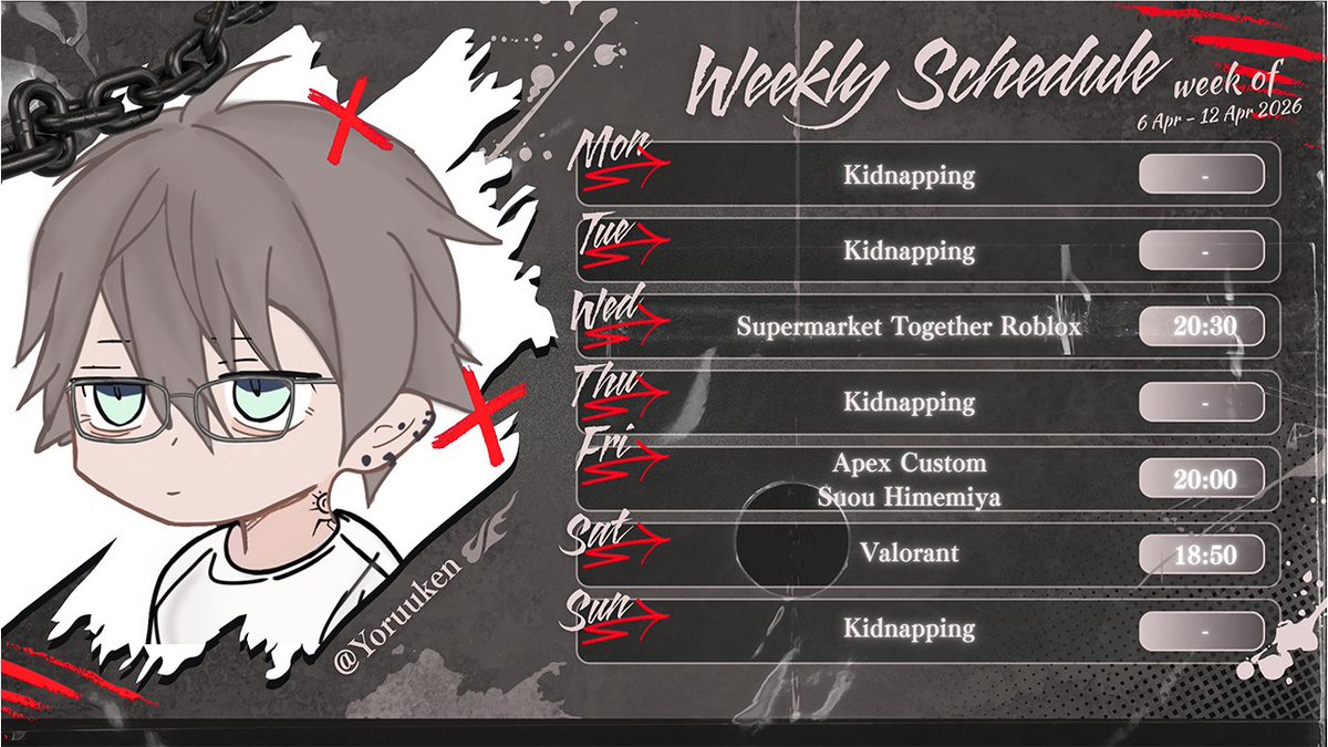 Flein Ryst ⛓️💥【AfteRain】 tweet media