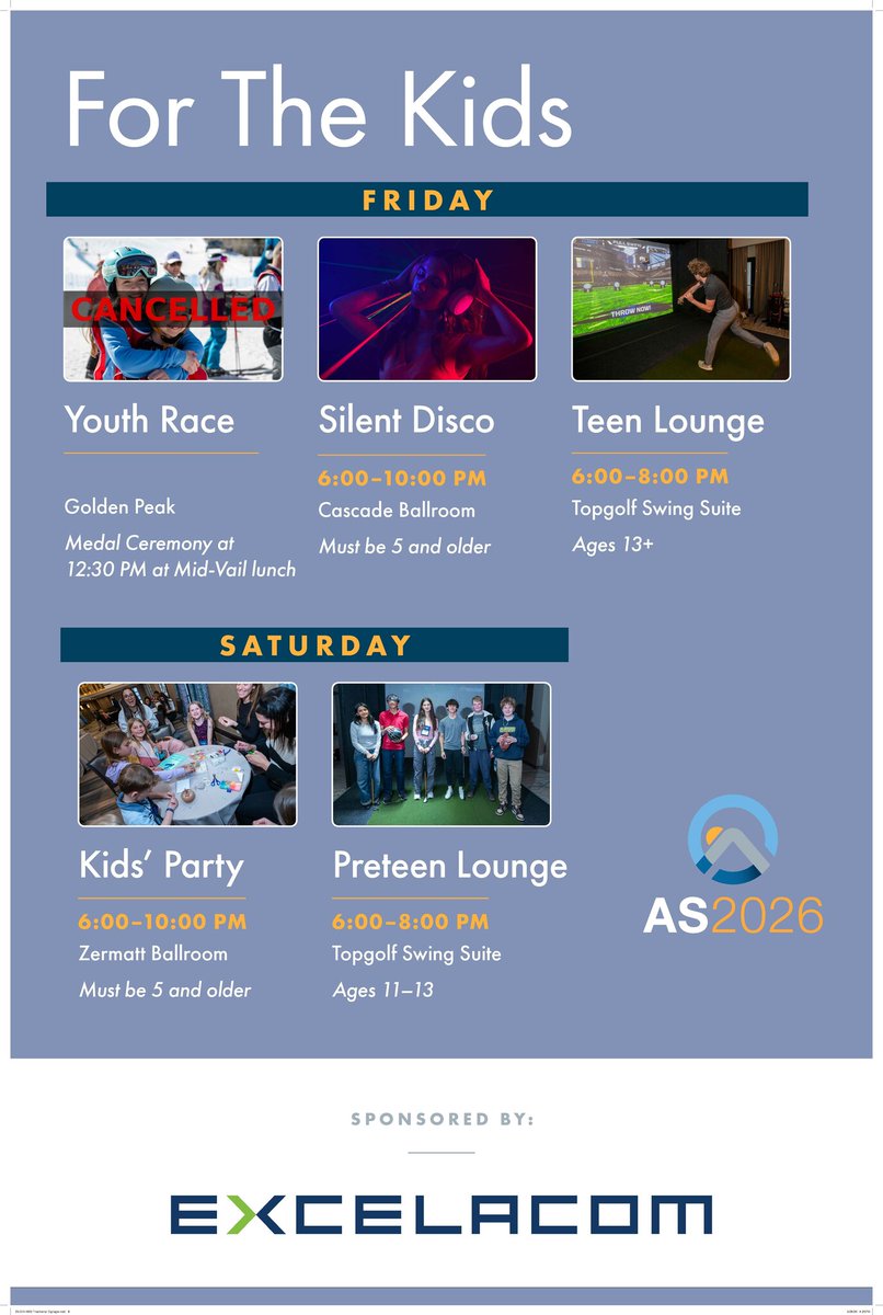 Mountains don't wait and neither do we! 
Proud to sponsor at the Adaptive Spirit 2026 in Vail, CO | April 9–12. See you there. 
@adaptivespirit #AS2026 #Excelacom #DeliveringTheFutureSince2000 #CenturyApps
Discover more about what we can do for you at excelacom.com.