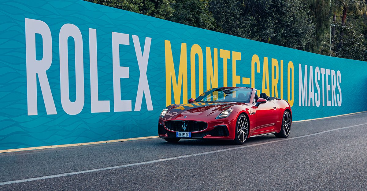 Maserati_HQ's tweet image. Only thing better than watching the @ROLEXMCMASTERS match? 
The drive to it. 🔱 

#Maserati #RolexMonteCarloMasters #MaseratiGranCabrio