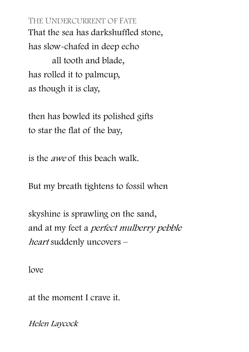 helen_laycock's tweet photo. I love beachcombing, and over the years have collected heart-shaped pebbles, but not one has been a proper heart. 
Over the weekend, we walked along the beautiful Whistling Sands in Wales, and this has inspired my @TopTweetTuesday poem. 
Thank you, @ITattum, for hosting!
#poetry https://t.co/3Vo2wzx2AP