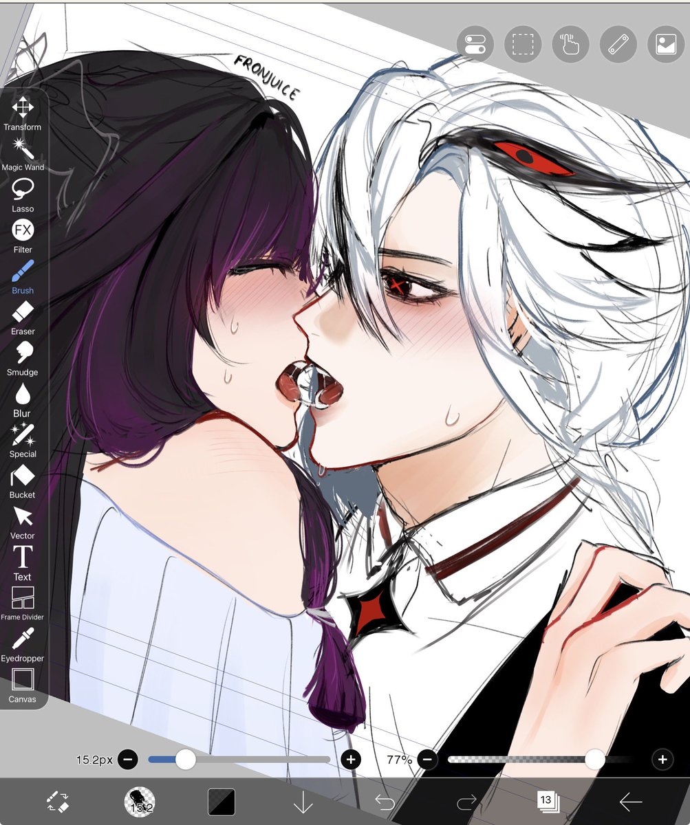 Yuri yuri   #arlebina #genshin #arlecchino #columbina