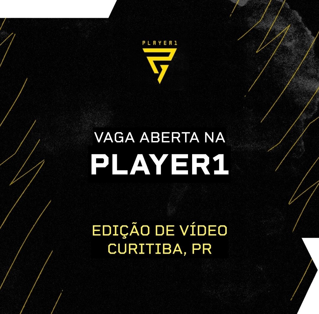 farrapo's tweet image. Vaga aberta na @player1gg : edição de vídeos em Curitiba, PR. Detalhes da vaga no link do primeiro comentário.

#Vaga #Trampo #Edição #Curitiba #Player1