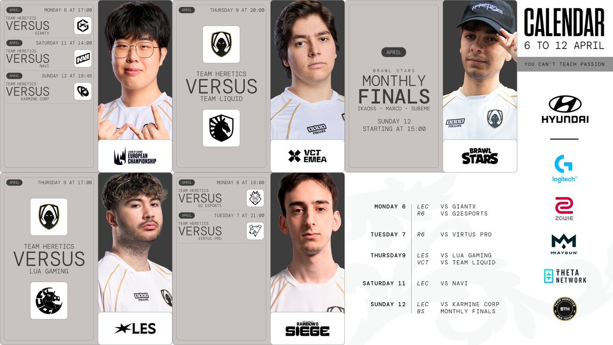 Team Heretics tweet media