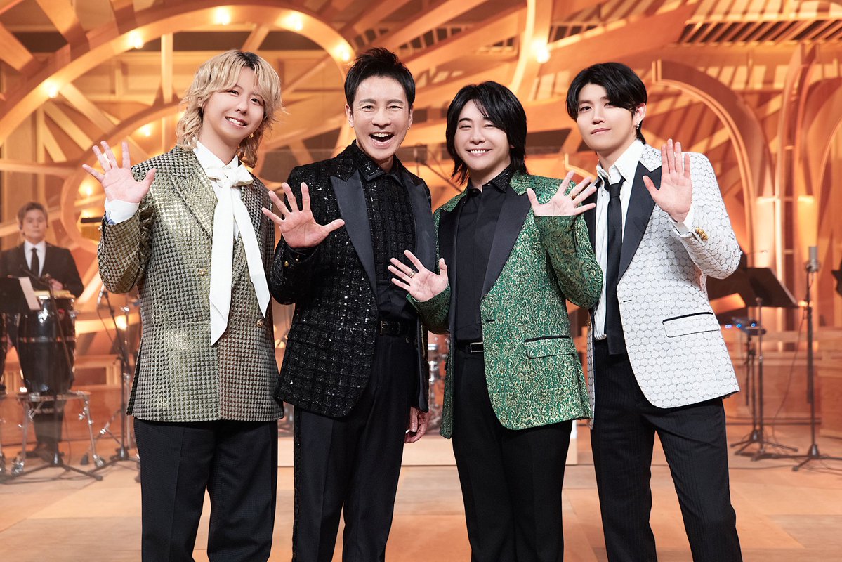 AORINGOHUZIN's tweet image. TBS系「テレビ×ミセス」ご覧いただき、
ありがとうございました❎
⁡
#郷ひろみ さんとコラボ歌唱させていただいた
「GOLDFINGER'99」楽しんでくれましたでしょうか？
⁡
そして、なんと！
若井が釣り上げたのは #研ナオコ さんでした🎣
⁡
"これぞテレビ！"な王道企画、今後もたくさんお届けします！