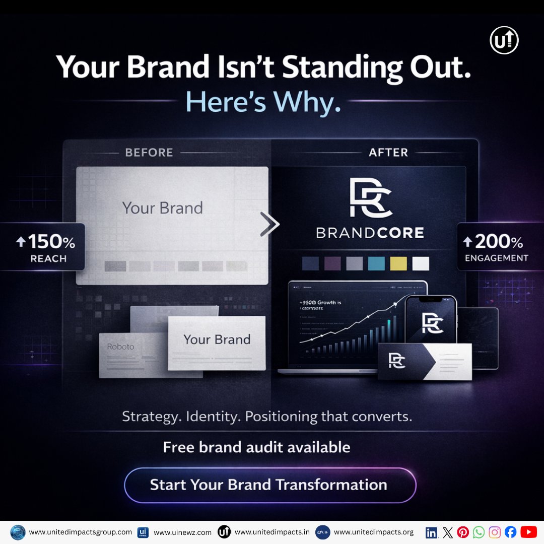 UnitedImpacts's tweet photo. Your product isn’t the problem.

Your branding is.

If people don’t remember you, they won’t buy from you.

We fix that. 🚀

Read: https://t.co/jjo9eZ6gD9

#Branding #StartupIndia #BusinessGrowth https://t.co/t0aUe272bd