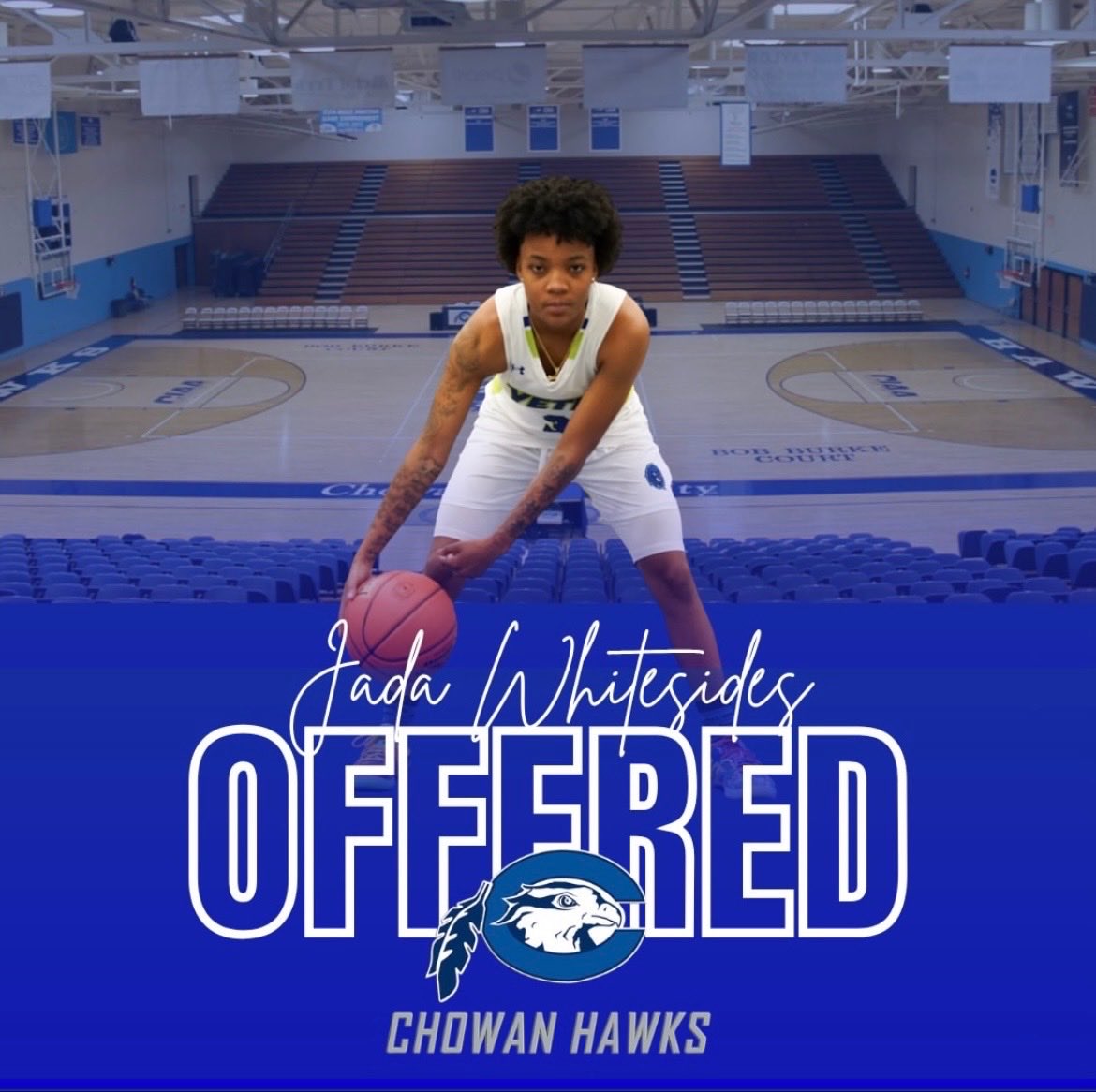 jada_whitesides's tweet photo. Blessed to receive an offer from @ChowanWBB https://t.co/tfdXWHusy7