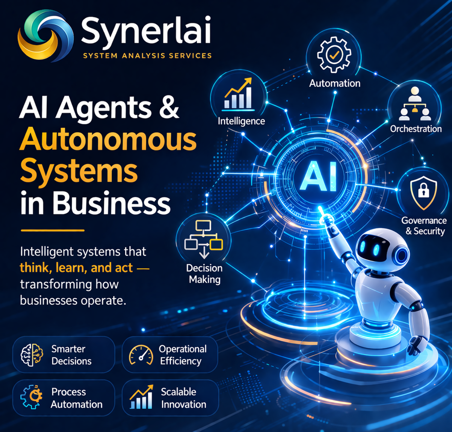 synerlai's tweet photo. 👉 AI Agents Are Changing How Businesses Operate - But Are Your Systems Ready?
At @Synerlai, we believe that before deploying intelligent systems, organizations must first build clarity in their architecture.

#AI #AgenticAI #SystemAnalysis #DigitalTransformation #Synerlai https://t.co/BkY8VUrerK