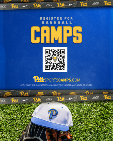 H2PBaseballCamp's tweet photo. ⚾PITT BASEBALL PROSPECT CAMPS  
- Work directly with the Pitt Baseball coaching staff
- Opportunity to develop your skills and get seen
- Learn in a Power Conference baseball environment 
👉 Register Now by scanning the QR code or clicking the link: https://t.co/GKENB5CkV3 https://t.co/BmA6FwyDkO