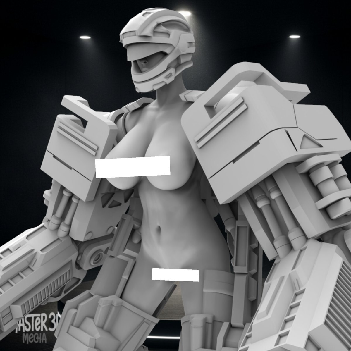 TopMaster3D's tweet photo. New Release! 🦾
Mecha Girl: Heavy Assault [STL]
3 Body Variations: Cyber &amp; Organic.
Full NSFW / Uncensored ✨
​新作：メカ娘 重装攻撃アーマー
3種類のボディ（サイバー＆生身）を同梱。
無修正 (Uncensored) 

https://t.co/65MvT6yF5I

#BoothPM #3Dプリント #サキュバス #拘束 #NSFW #STL https://t.co/xl2sW0UqVv