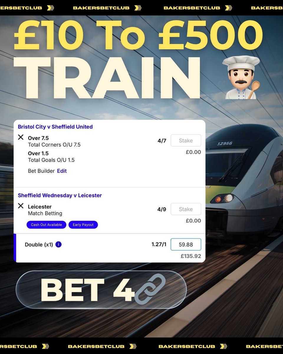 Baker’s Betting Tips👨🏼‍🍳 tweet media