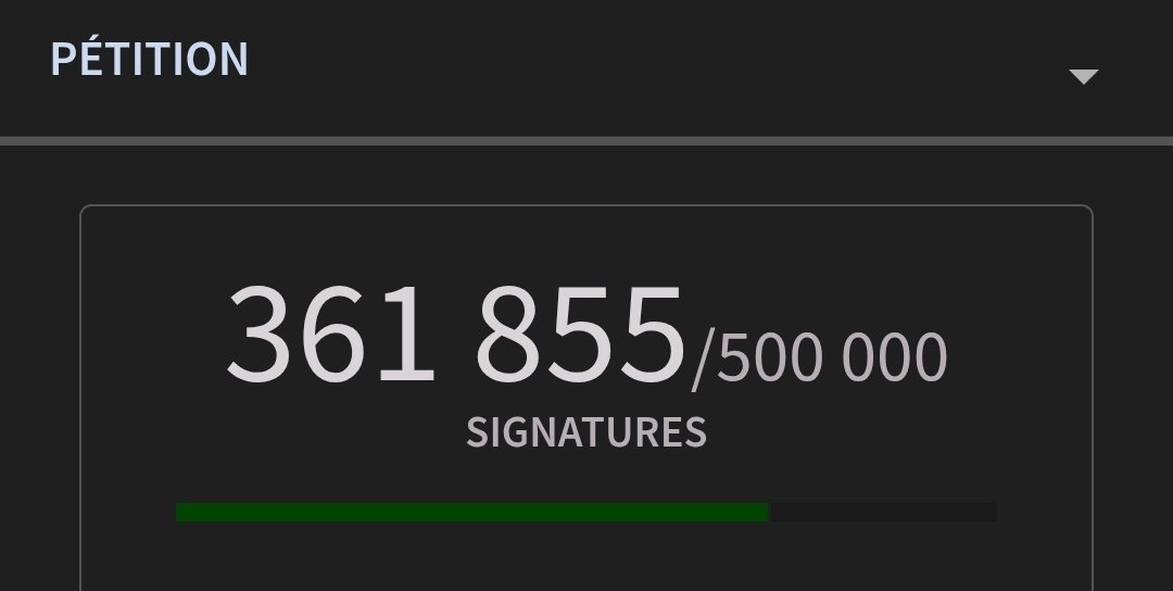 Il manque encore 140 000 signatures pour dire non à la loi Yadan ! Allez !
petitions.assemblee-nationale.fr/initiatives/i-…