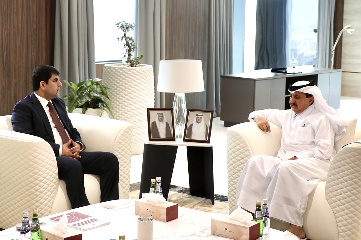 QNAEnglish's tweet photo. #Qatar_Chamber Chairman Discusses Trade Cooperation with #Tajikistan, #Indonesia, #Finland
#QNA #Economy
https://t.co/rUSqJl3OH7 https://t.co/827icDtmvI