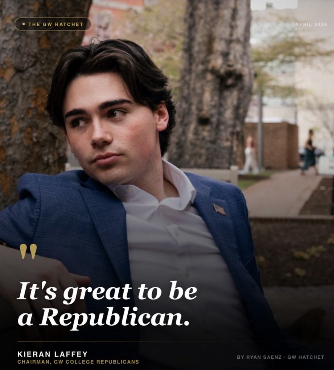 GWRepublicans's tweet photo. Our Chairman Kieran Laffey and Vice Chairman Paul Lieb were featured in this week's GW Hatchet for a full piece on the state of the Republican movement on campus and the growth of our organization.
Check it out: https://t.co/cFPewTszPP conservative-student-leaders-report-rise-in-group-membership-administrative-support/