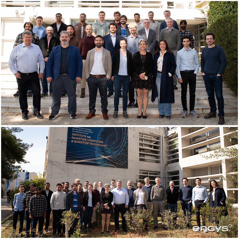 engys_cae's tweet photo. Last week ENGYS joined the 4th QCFD Coordination Meeting in Athens. QCFD is an EU-funded project exploring quantum and quantum-inspired methods for CFD, targeting complex simulation challenges. Proud to contribute to this collaboration. #qcfd #quantumcomputing #opensourcecfd https://t.co/drc7pbeZYI