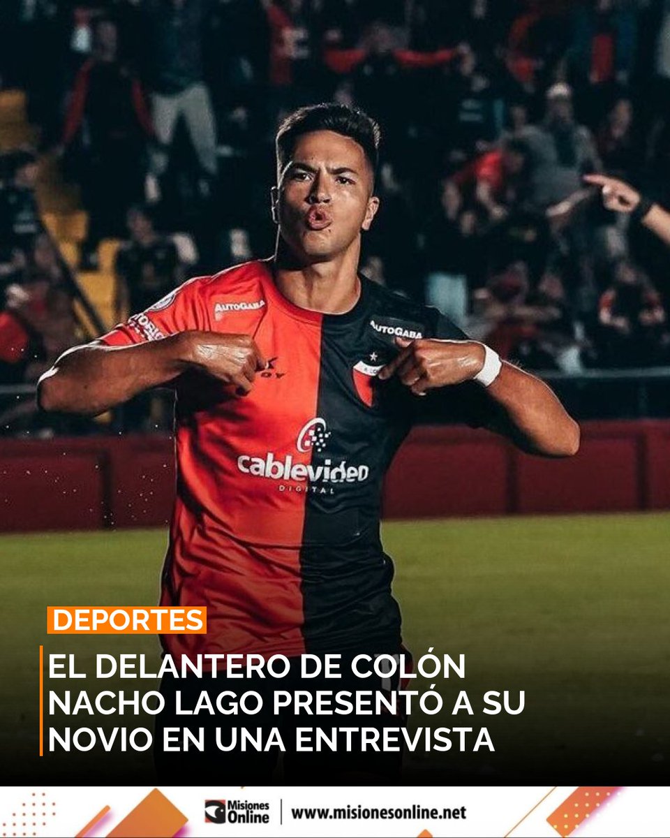 misionesonline's tweet image. Hito en Argentina: Nacho Lago (Colón) es el primer futbolista profesional activo del país en presentar públicamente a su novio. ⚽️🏳️‍🌈
misionesonline.net/2026/04/06/del…
#Futbol #Argentina #Inclusion #LGBT