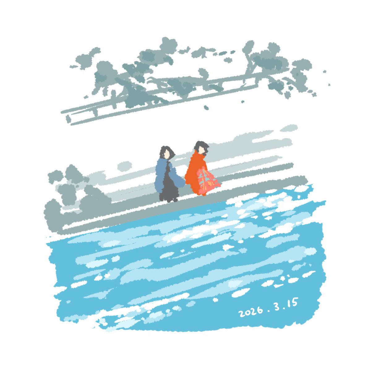 川を見た日