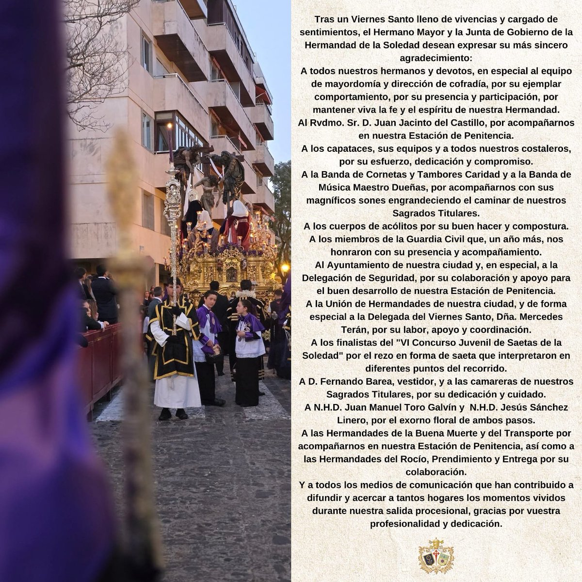 Hdad. Soledad Jerez tweet media