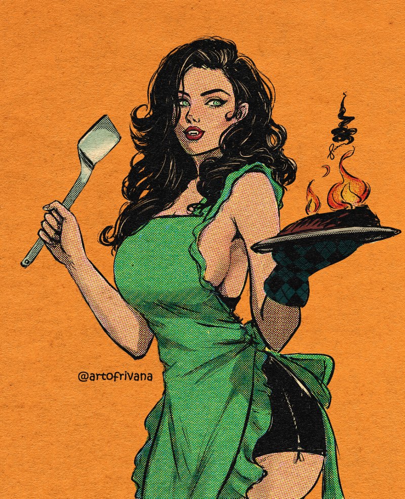 Rivana 🎨 Pin-ups, Paintings & Panels tweet media