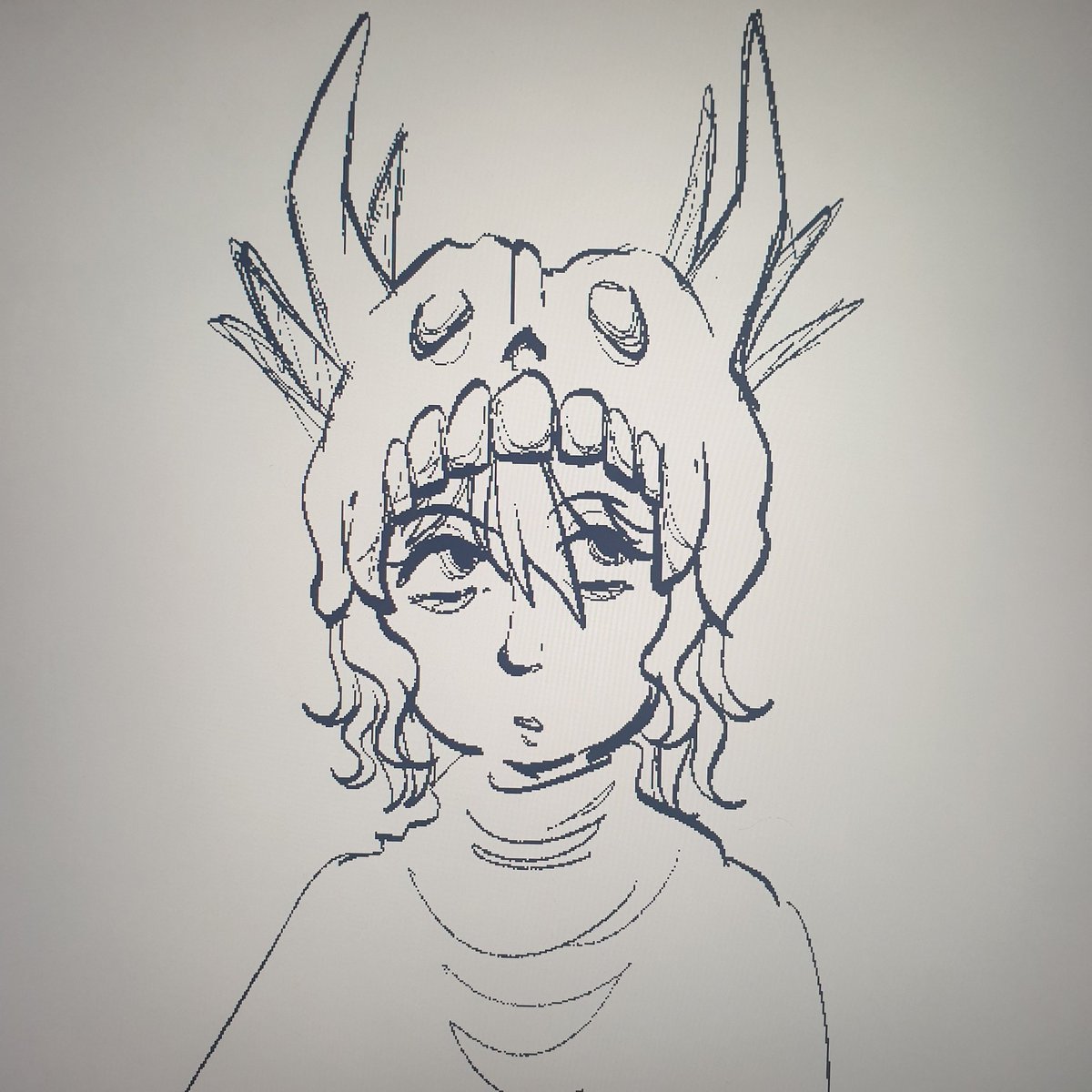 greyseal524's tweet photo. Some things ive drawn recently, mainly Hylics🌙 + a teen Anastasia��� https://t.co/OgiFeGbGhp